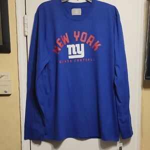 NFL New York Giants Football Longsleeve Shirt Size L/L/L